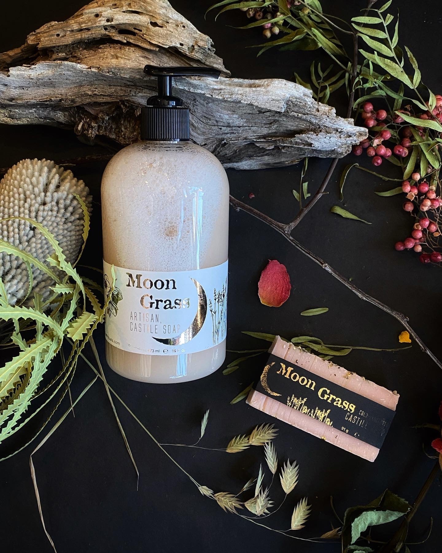 Moon Grass - Artisan, Superfatted, Cold- Processed Castile Soap for the Face and Body | Soap | Wiccan Center