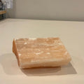 Peach Selenite Rectangular Crystal - 0.514 kg
