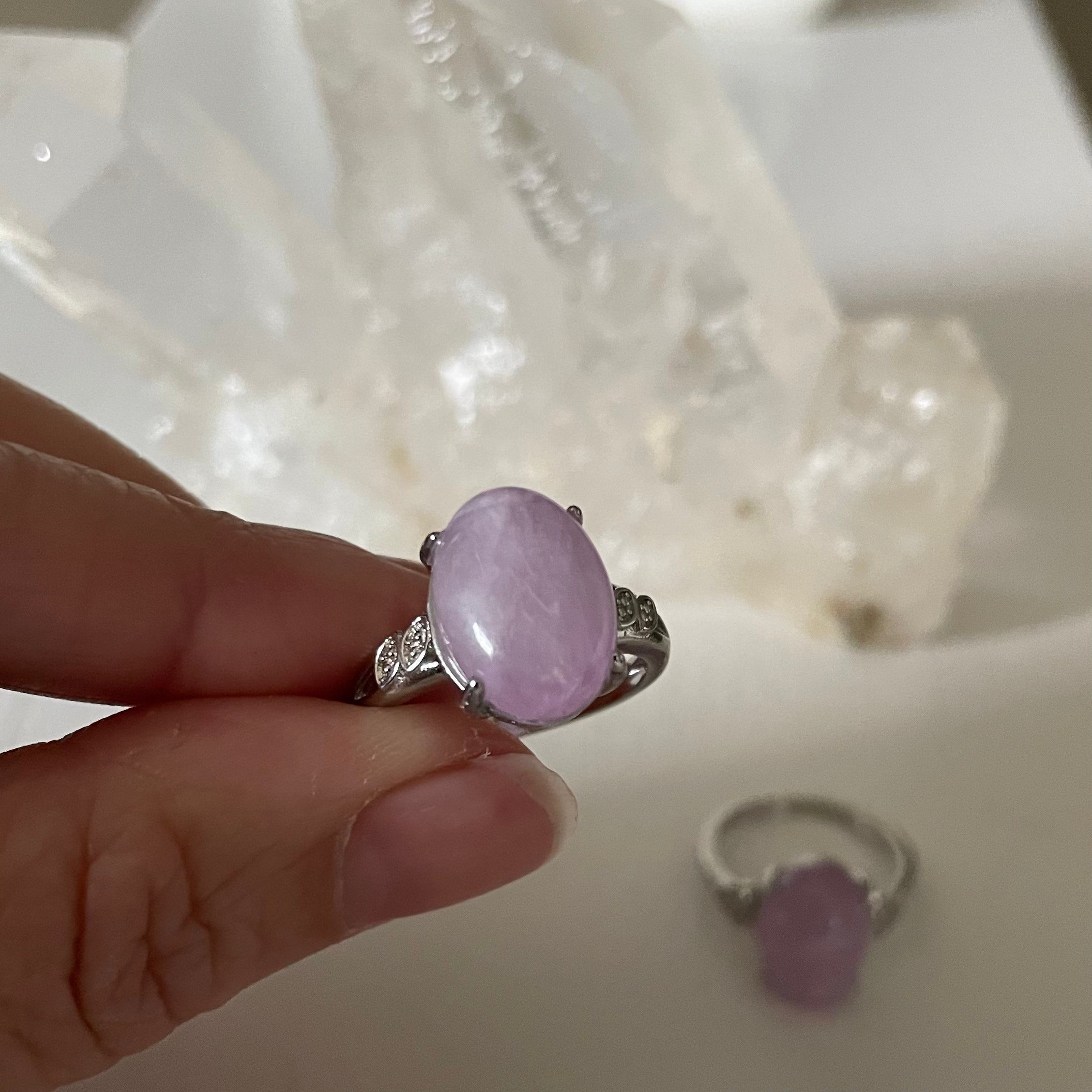 Kunzite Ring