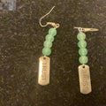 Aventurine Trust Earrings - Hypoallergenic Stainless Steel