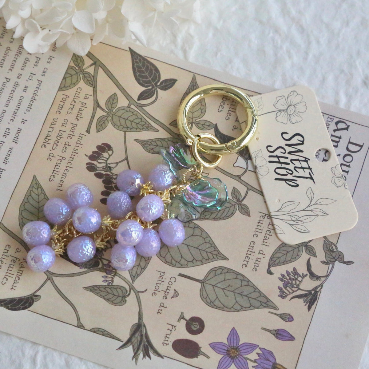 SALE - Fruit And Flower Bag/Key Charms