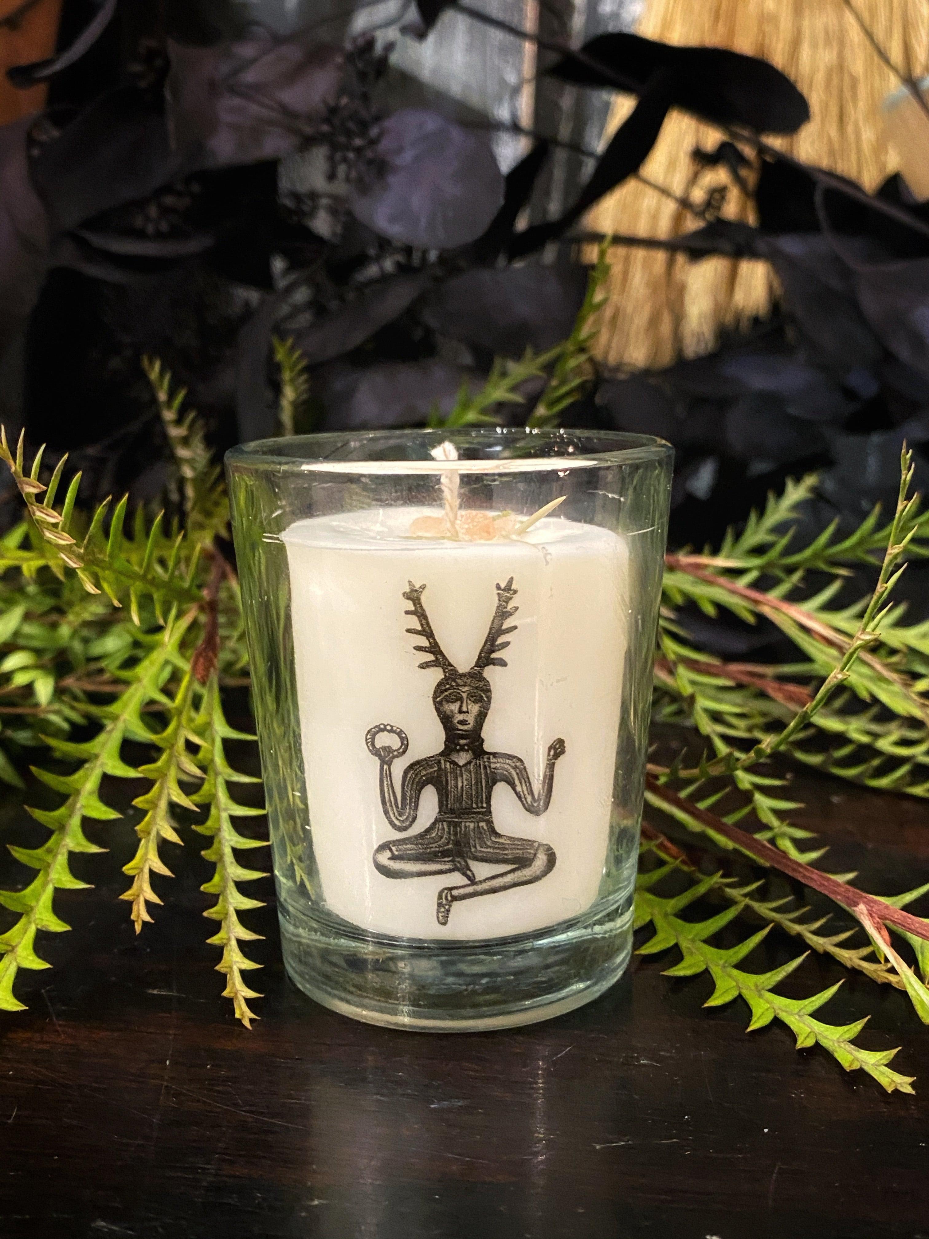 Yule Ritual Candle- Vegan Soy Scented with Essential Oils | Candles | Wiccan Center