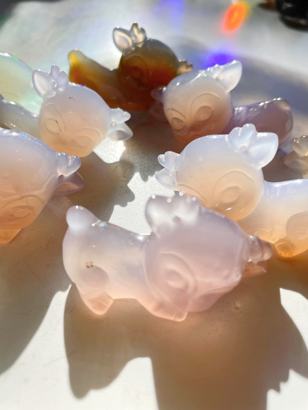 Carved Agate Fawn