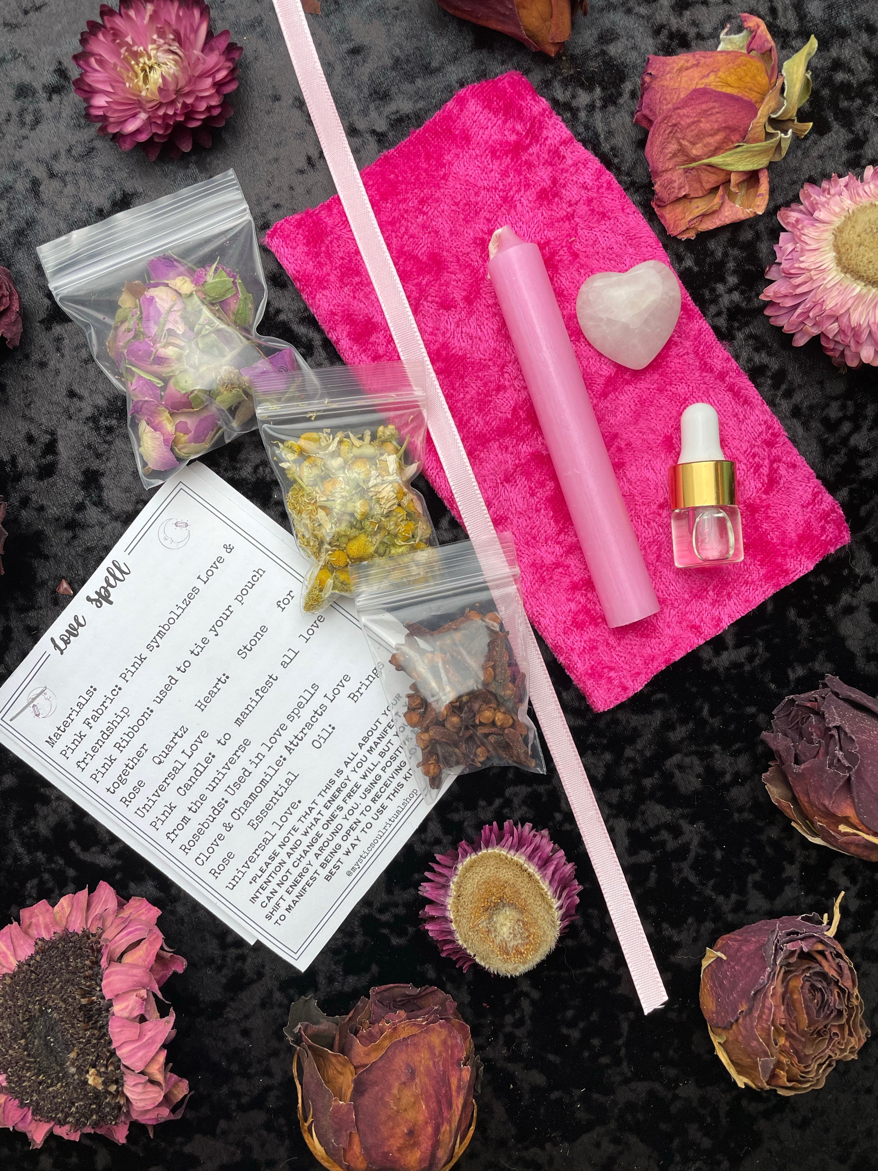 Love Spell Ritual Kit | Spell kit | Wiccan Center