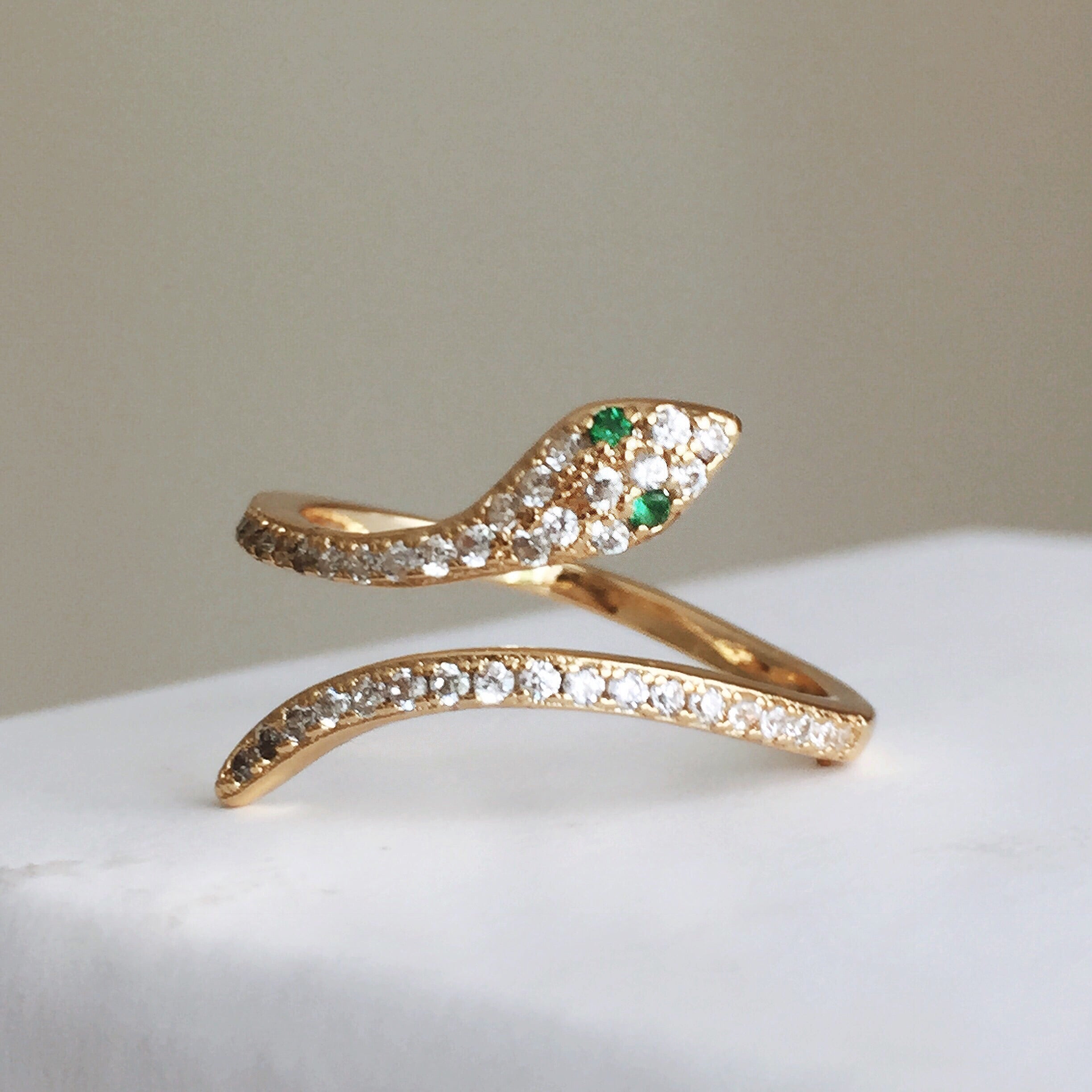 The Sylvia Serpent Ring