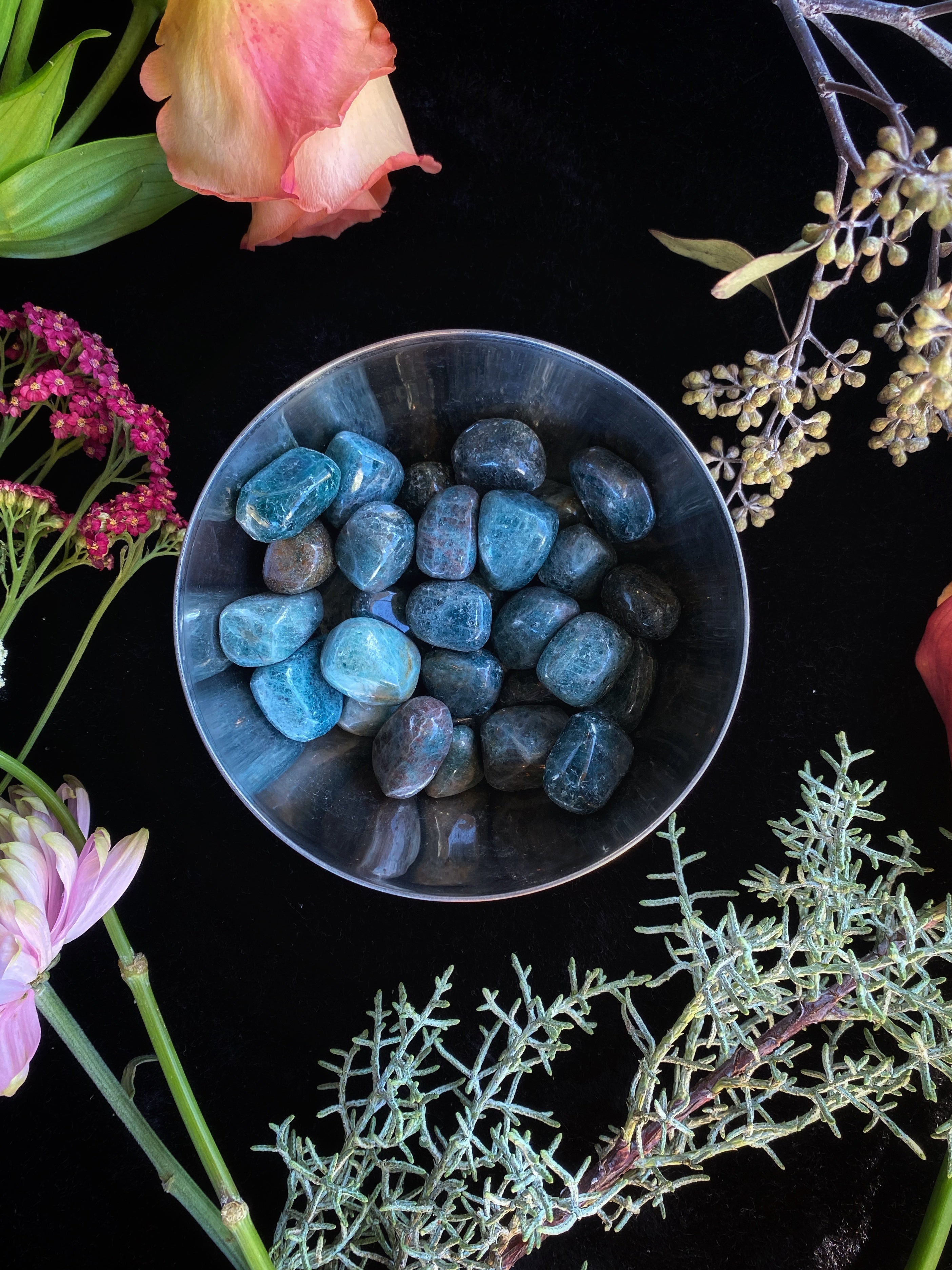 Tumbled Blue Apatite | Crystals | Wiccan Center