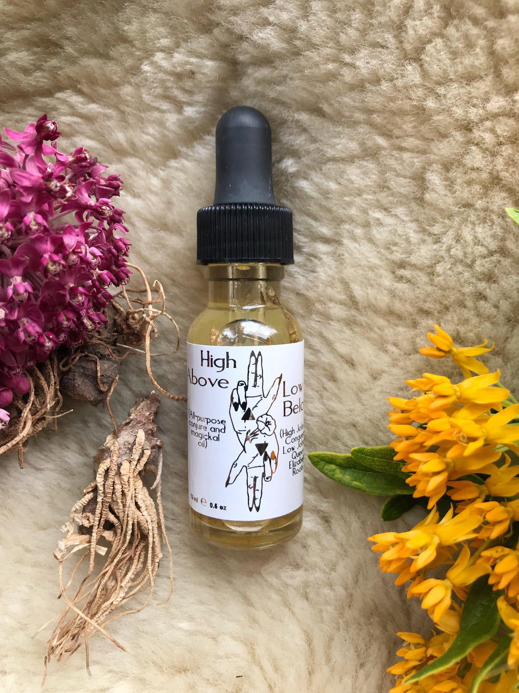 High Above, Low Below - All Purpose Magickal Root & Conjure Oil | Anoint | Wiccan Center