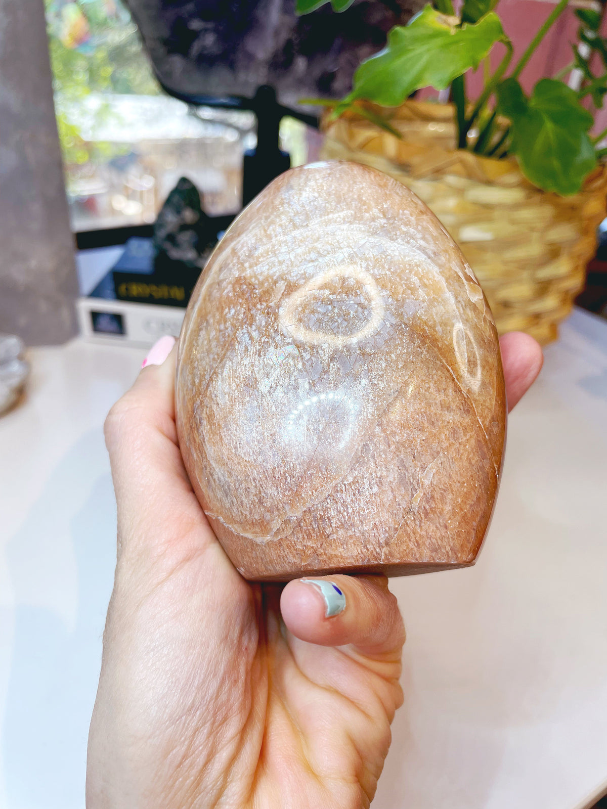 Peach Moonstone Freeform