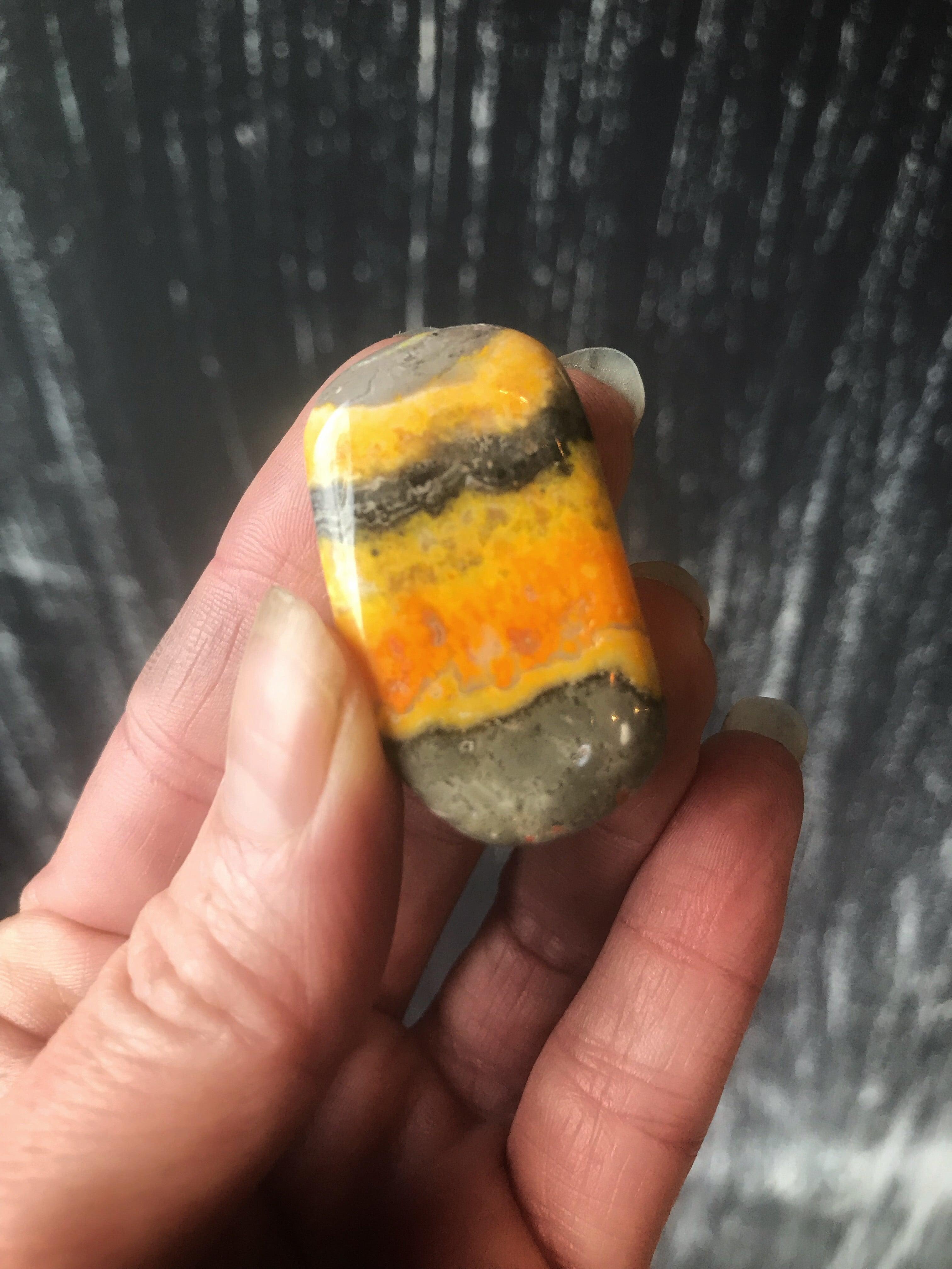 Tumbled Bumblebee Jasper | Crystals | Wiccan Center