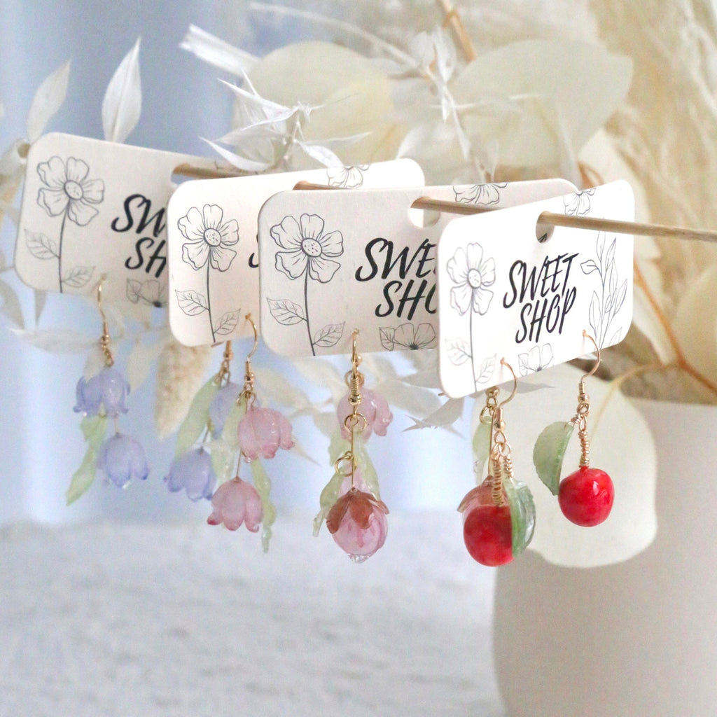 Apple Earrings | | Wiccan Center