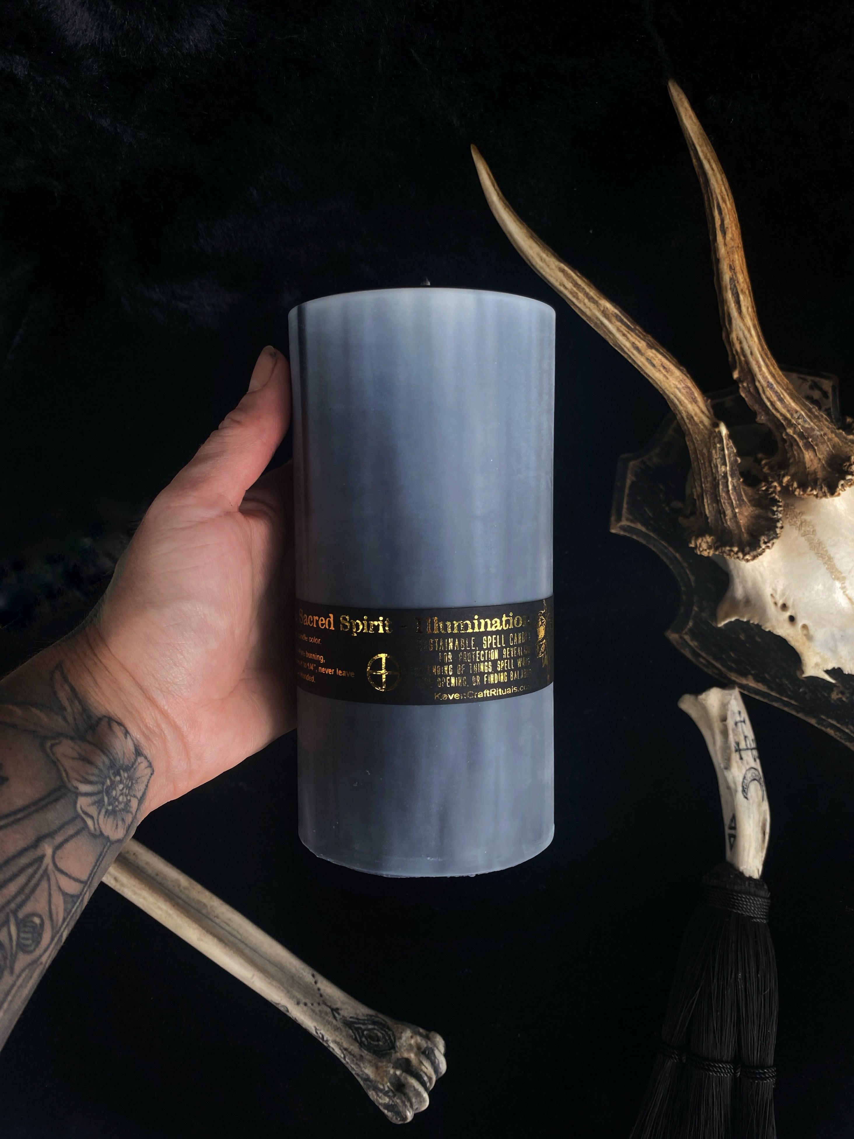 Sacred Spirit Pillar Candles - Vegan Soy | Candles | Wiccan Center