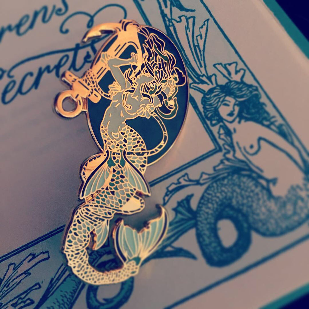 Enamel Pin - The Hanged One Mermaid