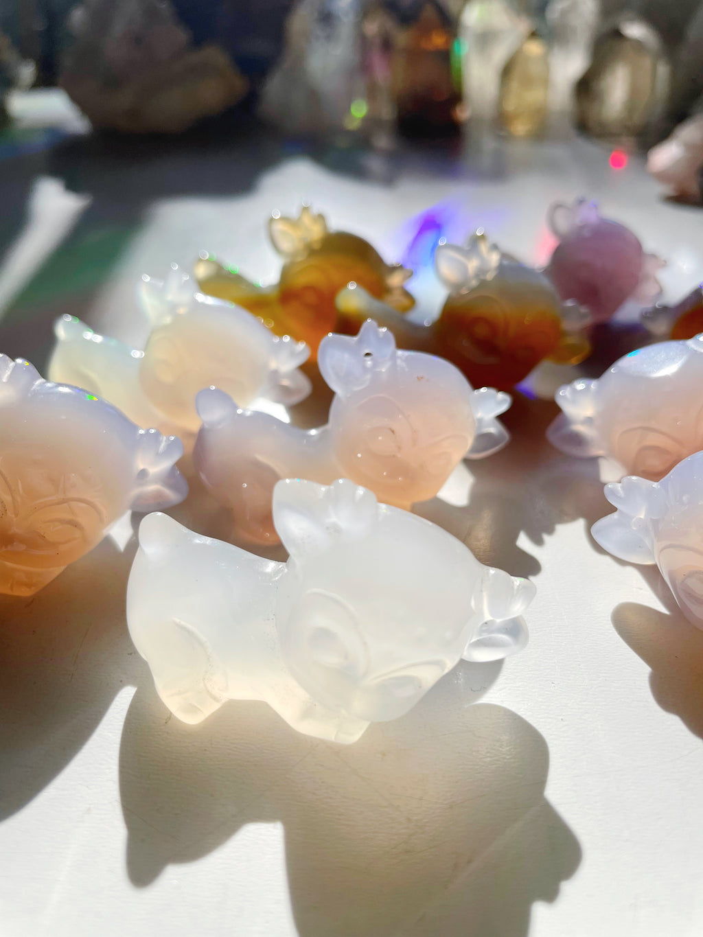 Carved Agate Fawn