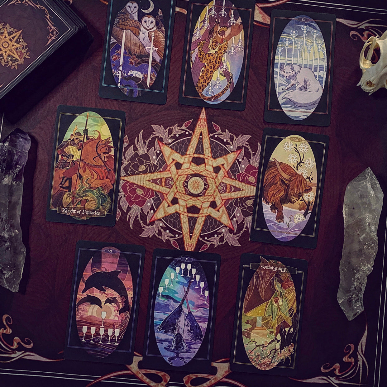 Divination Mat - The Children of Litha (Small: 18”x18”)