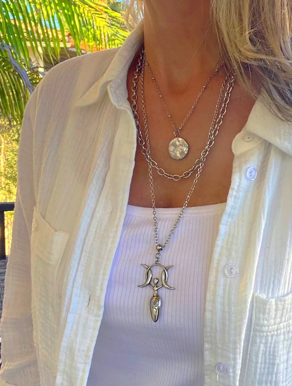 MOON GODDESS NECKLACE | | Wiccan Center