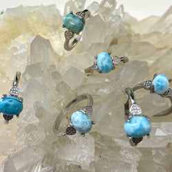 Larimar Ring | Rings | Wiccan Center