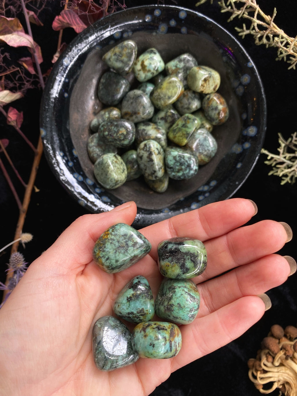 Tumbled Persian Turquoise (Natural) - | Crystals | Wiccan Center