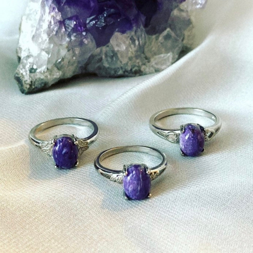 Charoite Ring