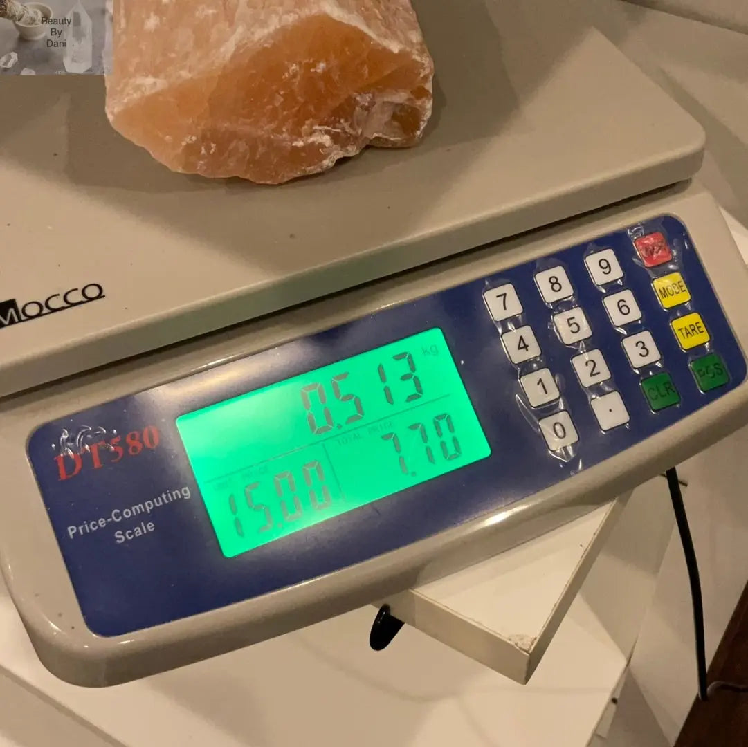 Peach Selenite Rectangular Crystal - 0.514 kg