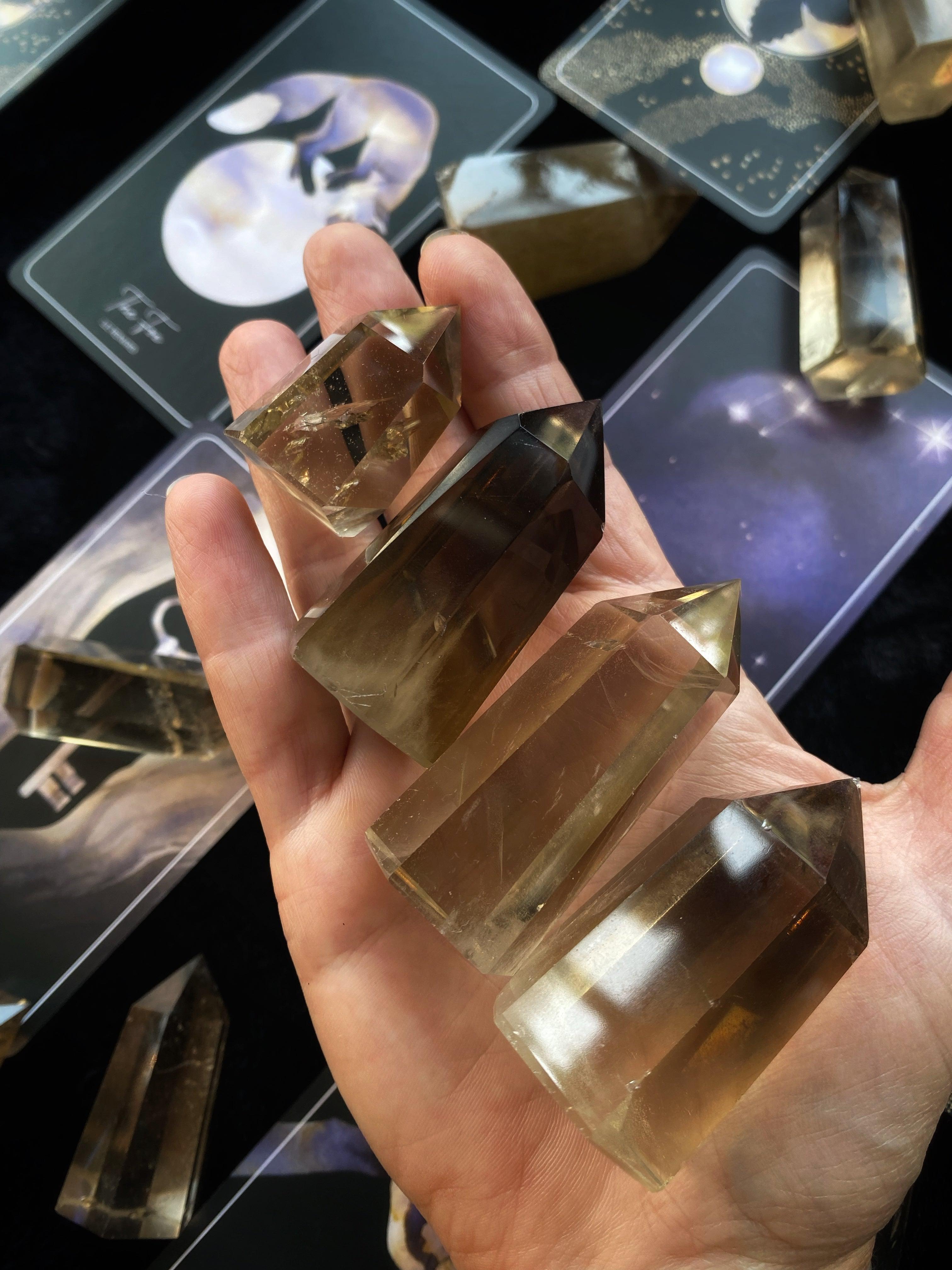 Smoky Quartz Points / Wands - Natural Grade A | Crystals | Wiccan Center