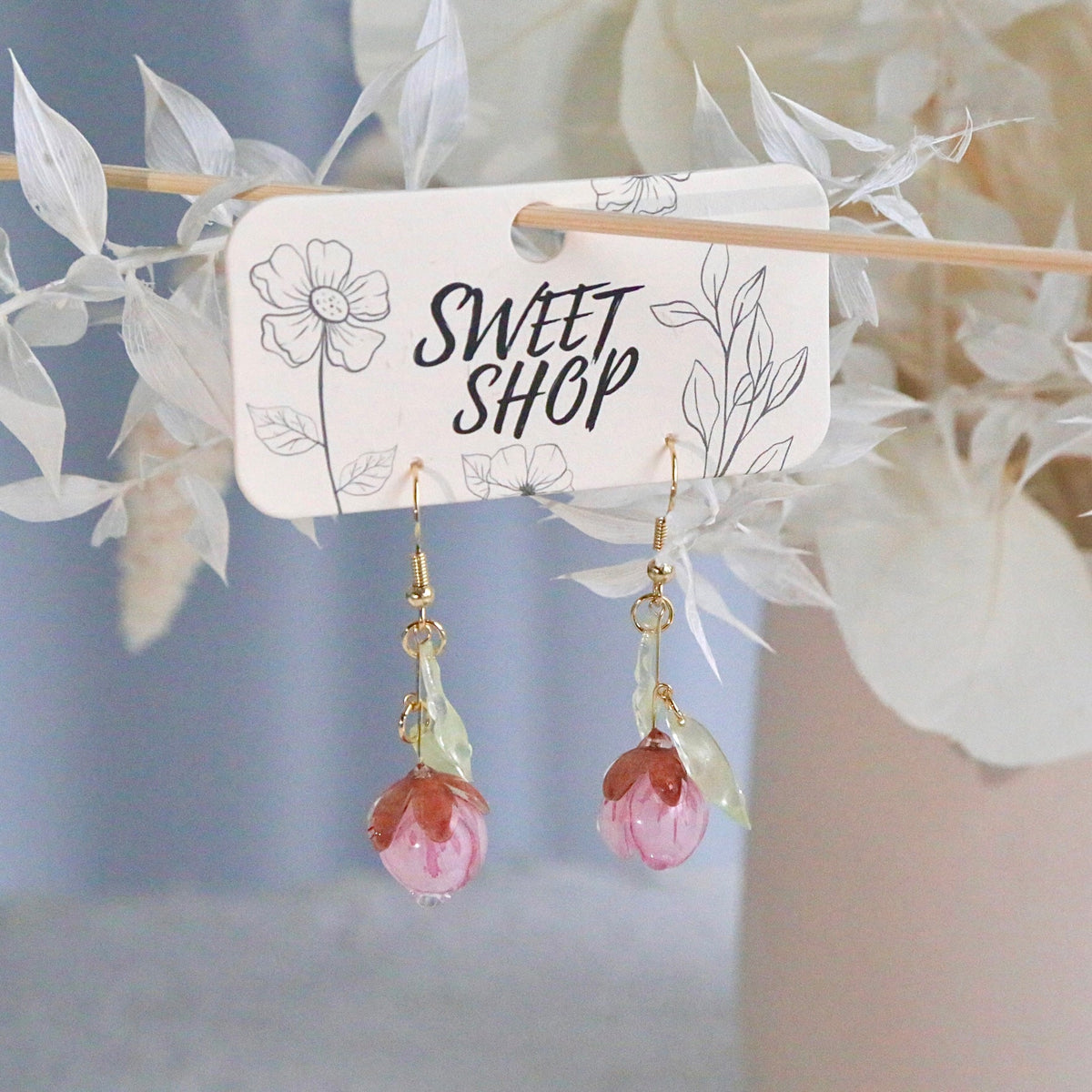 Peach Blossom Buds Earrings