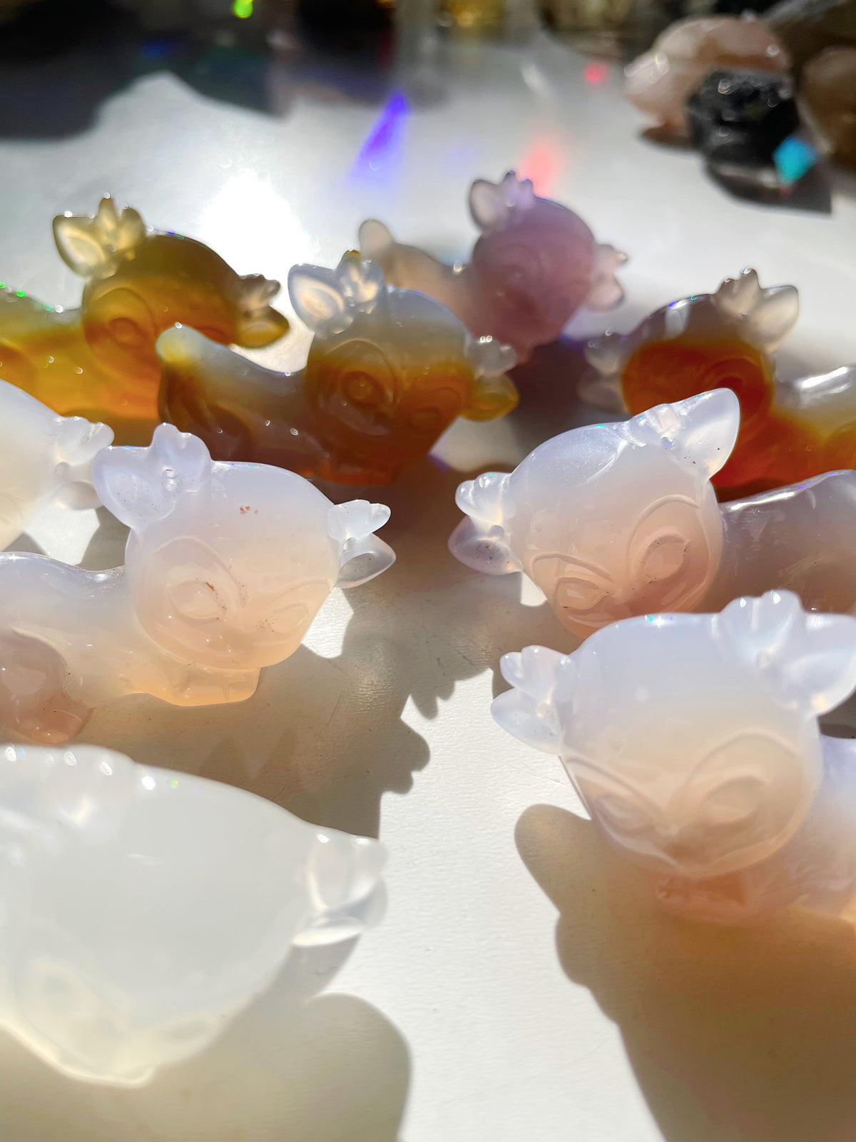 Carved Agate Fawn