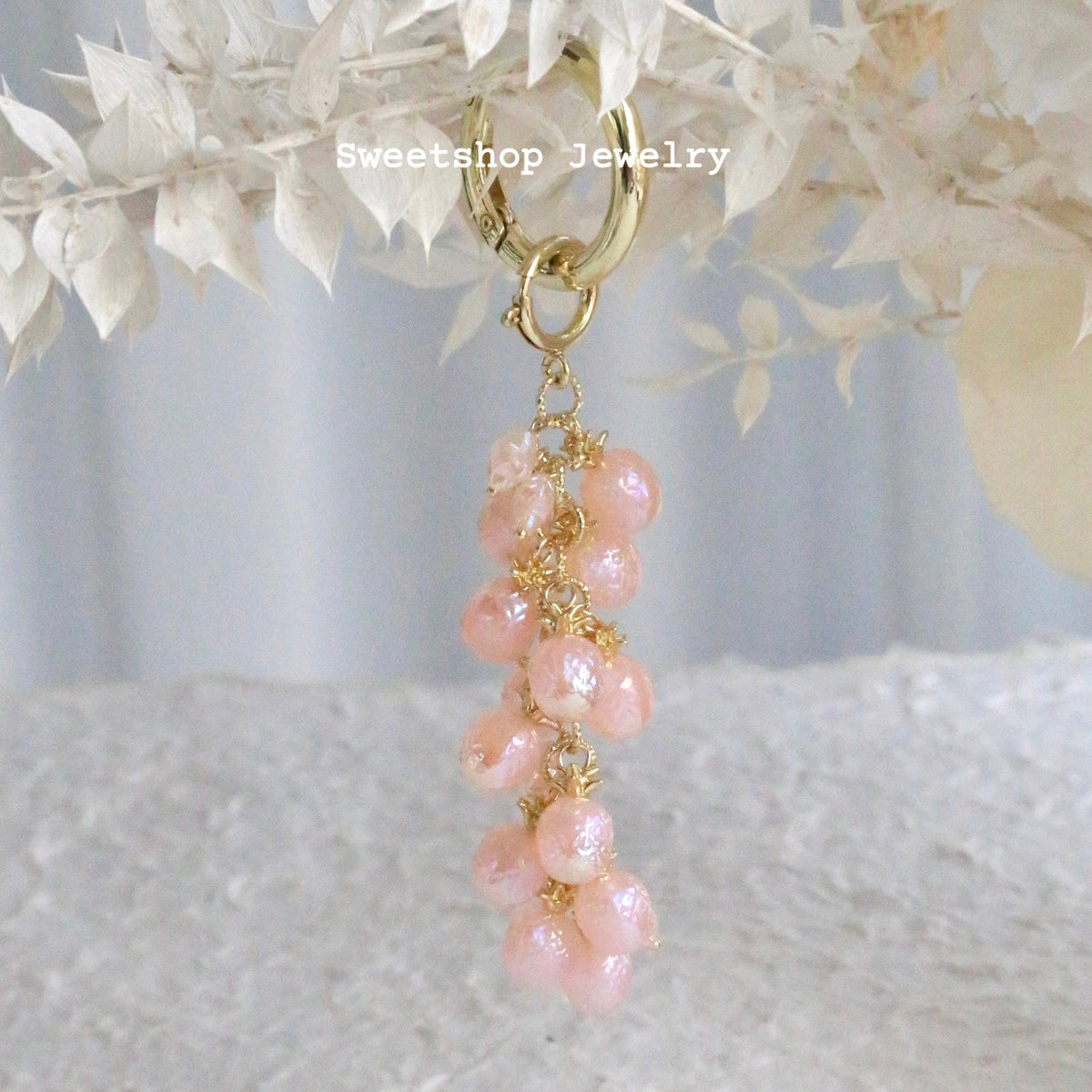 SALE - Fruit And Flower Bag/Key Charms