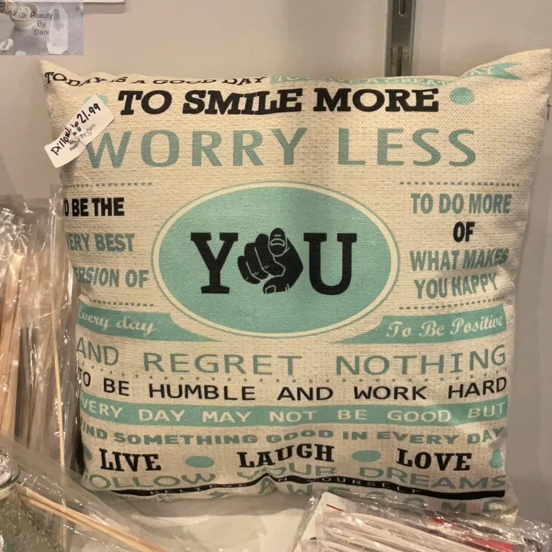 Inspirational Cotton Pillow | Pillows | Wiccan Center