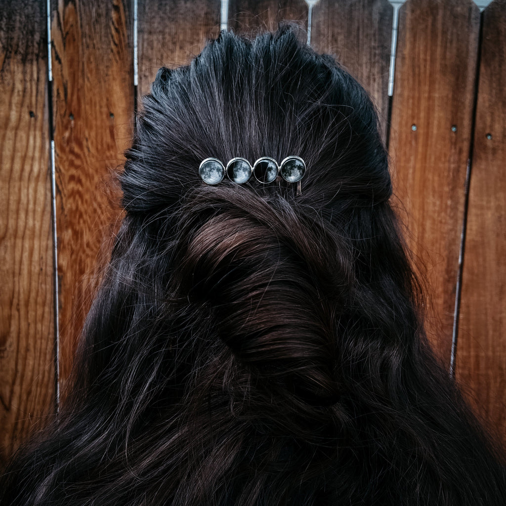 Phases of the Moon Hair Comb | Hair Accessories | Wiccan Center