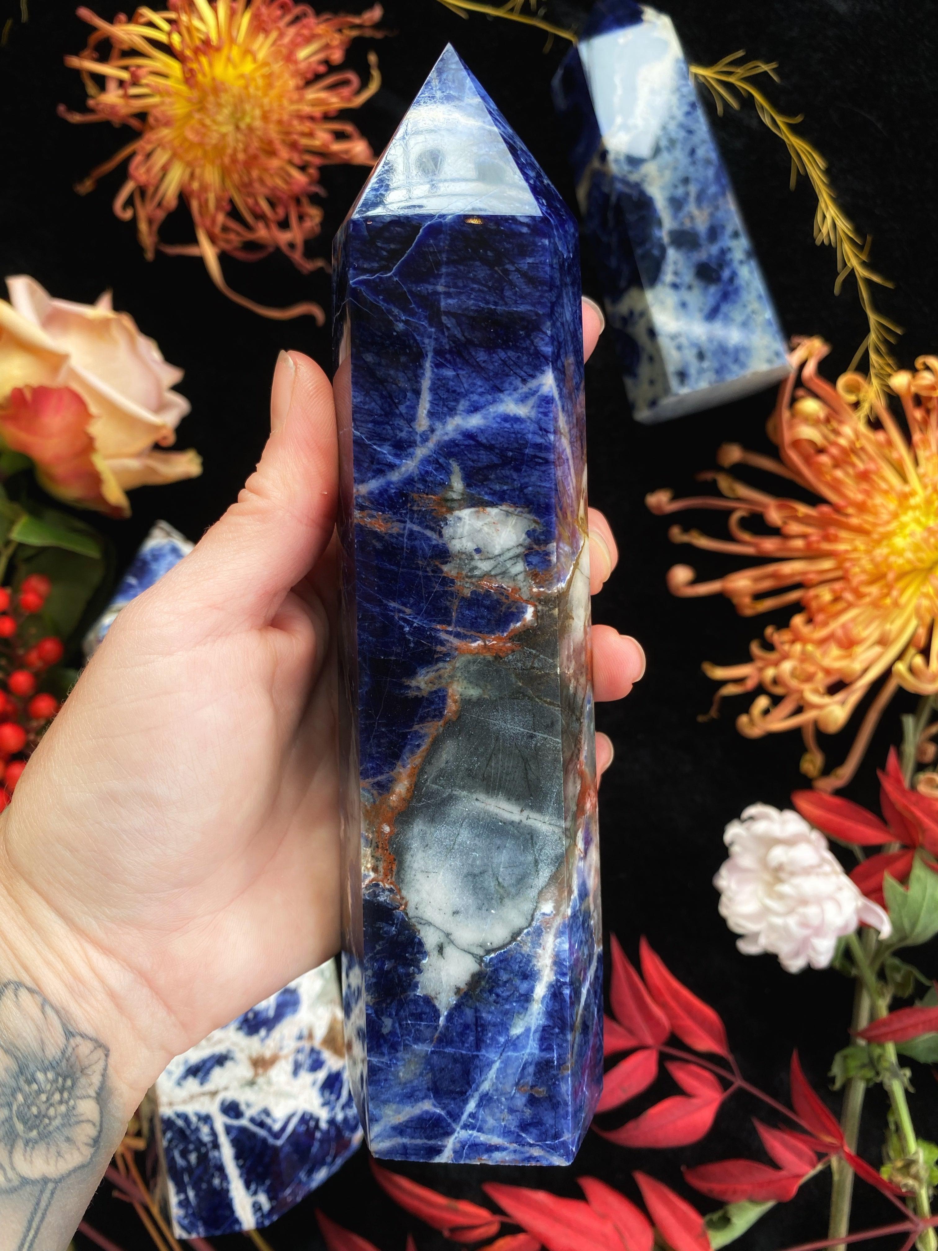 Sodalite Towers - Wands (Small - XLarge) | Crystals | Wiccan Center