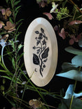 Black Sgraffito Belladonna Ceramic Offering Plates | Home and Hearth | Wiccan Center