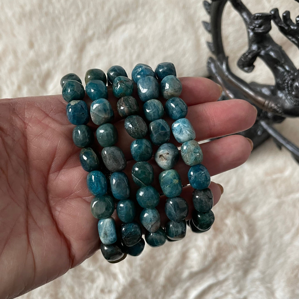 Apatite Beaded Stretch Bracelet
