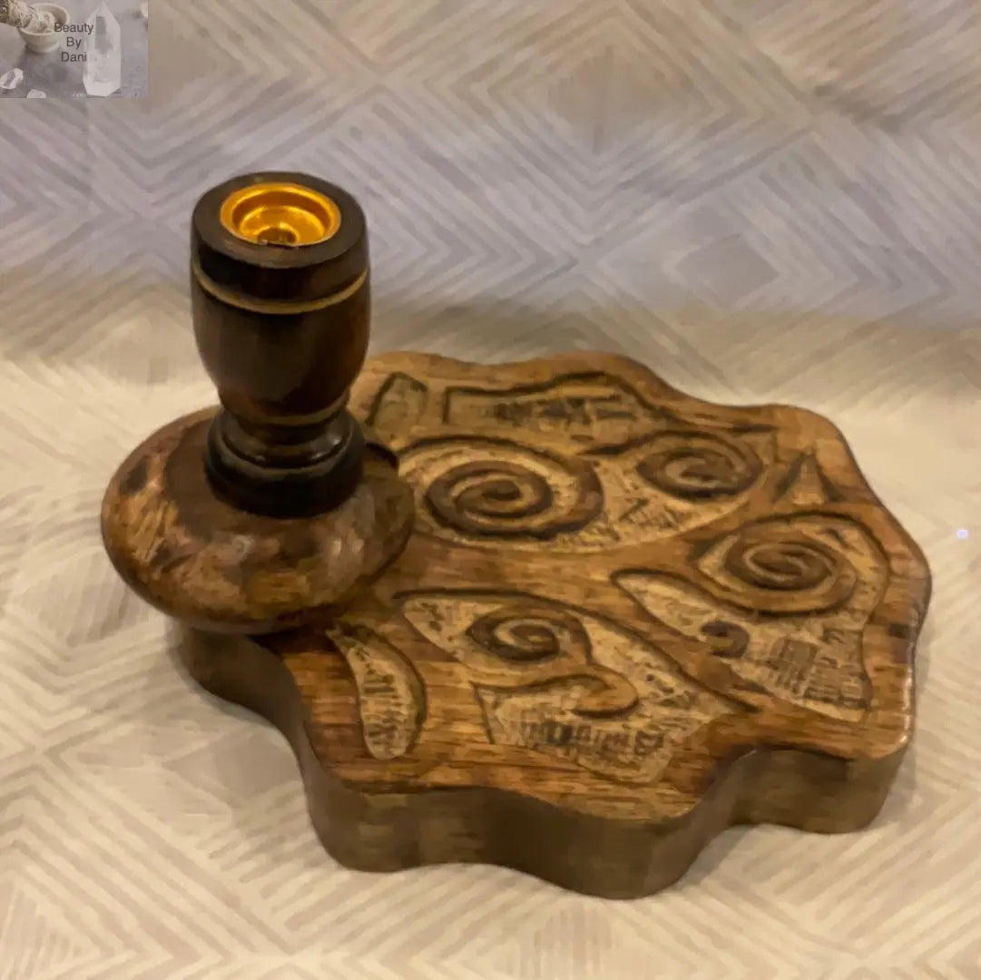 Mango Wood Reverse Cone Incense Holder | Incense Holders | Wiccan Center