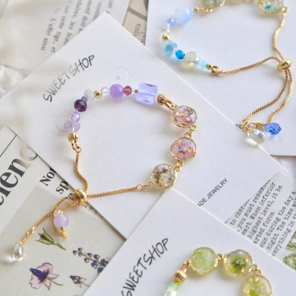 Resin Spring Flower Bracelets | | Wiccan Center