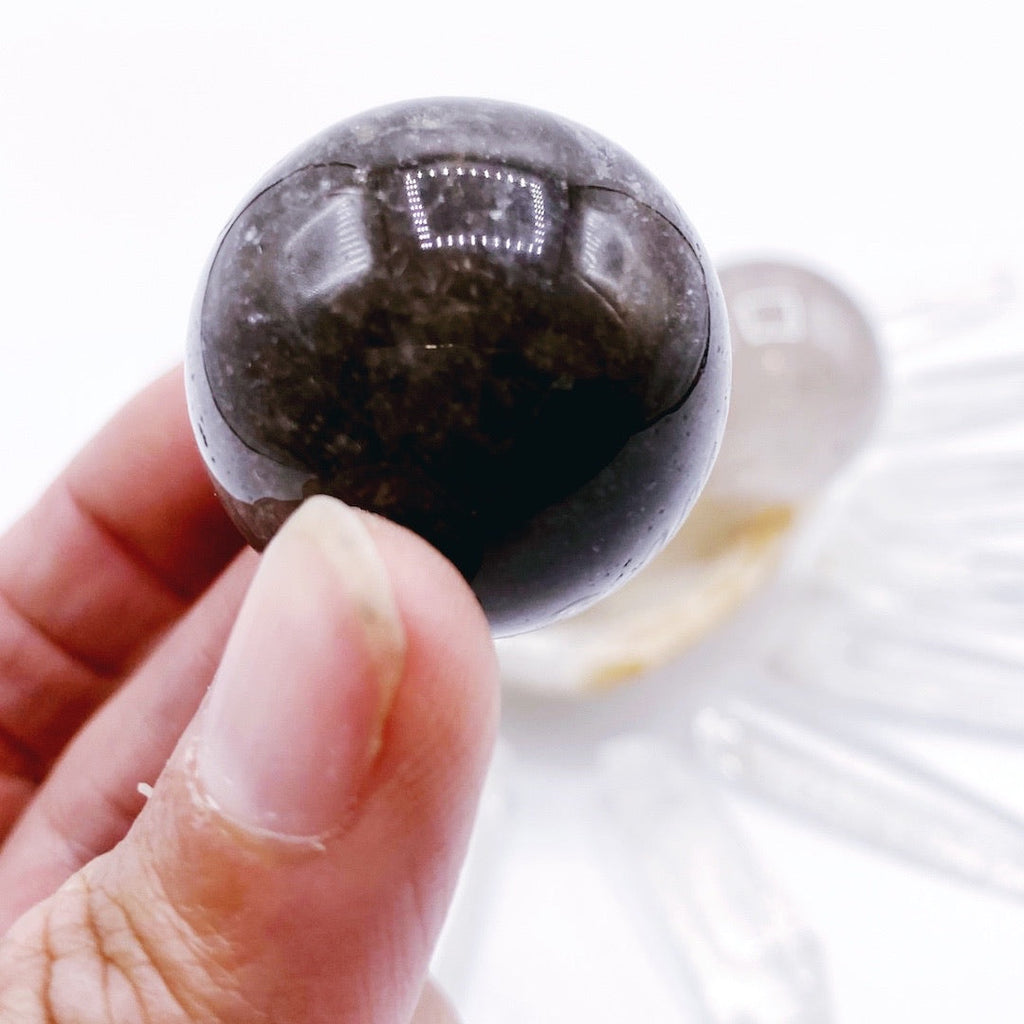 Lil’ Smoky Quartz Spheres