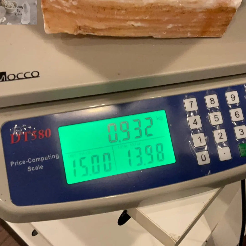 Peach Selenite Rectangular Crystal - 0.932 kg