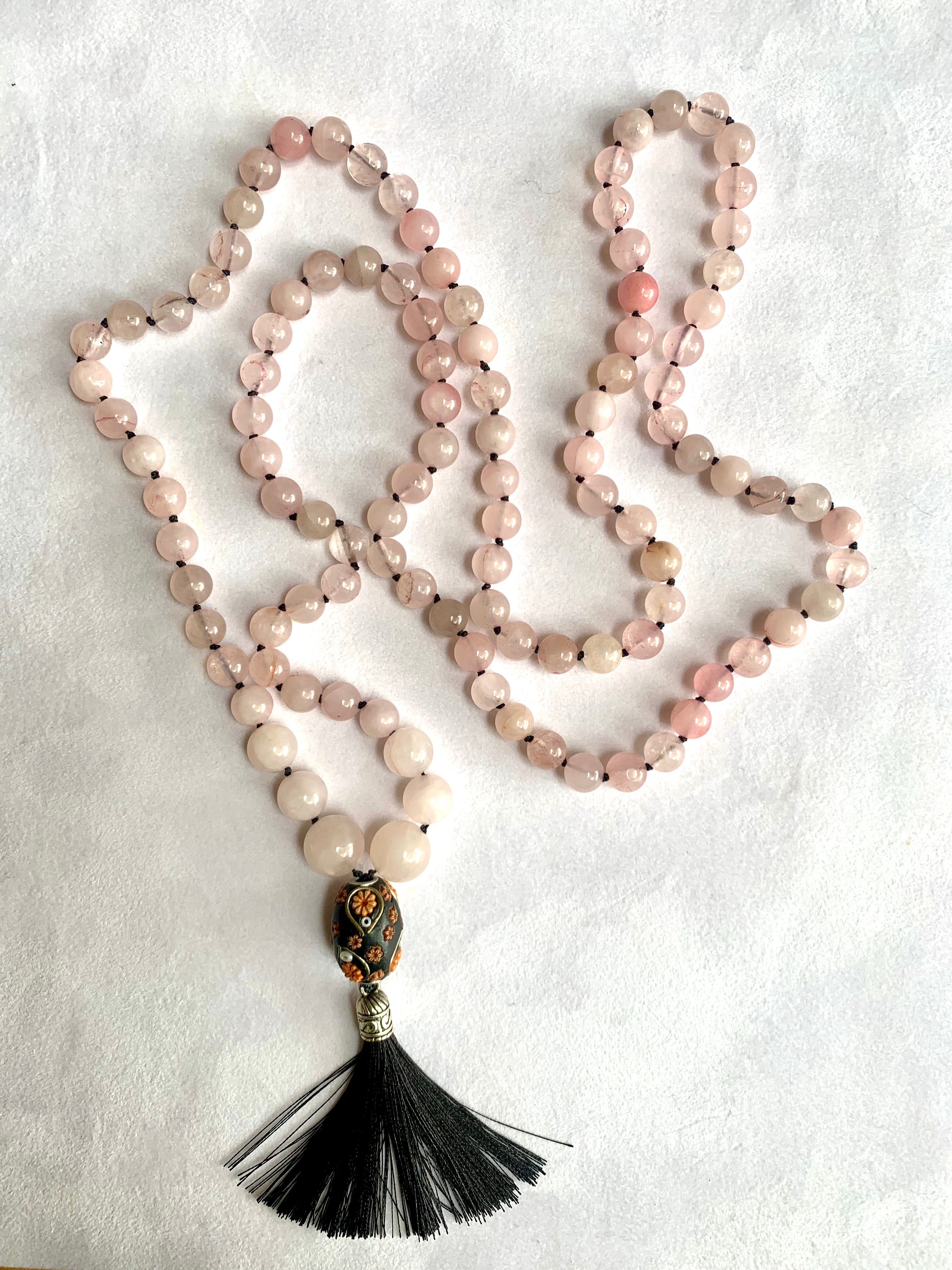 Eleos Mala - Sensitivity - Rose Quartz | | Wiccan Center