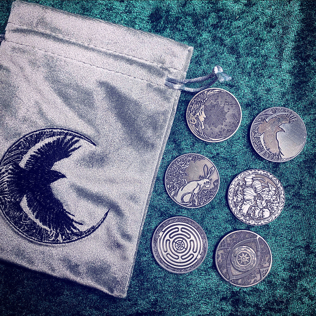 Divination Coins - Set of 8 or Individual Coins
