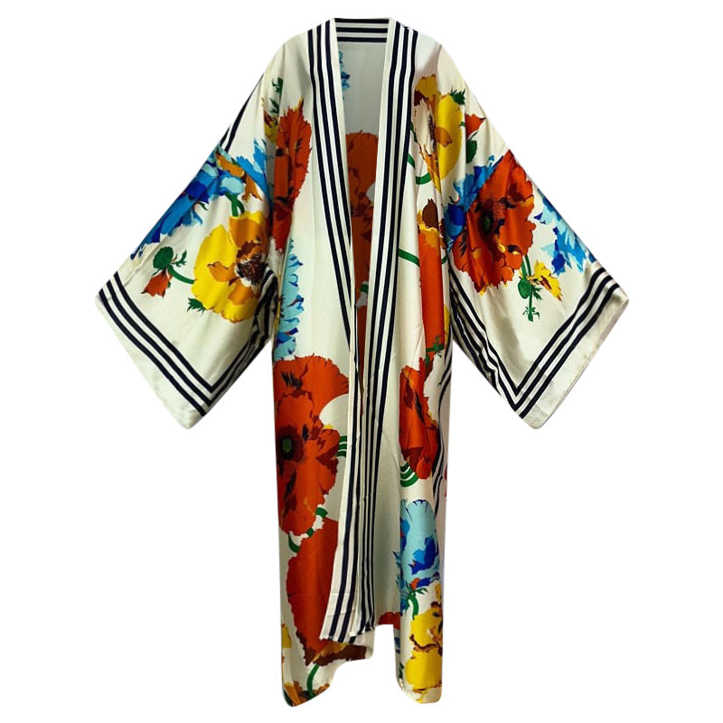Floral Fusion Kimono