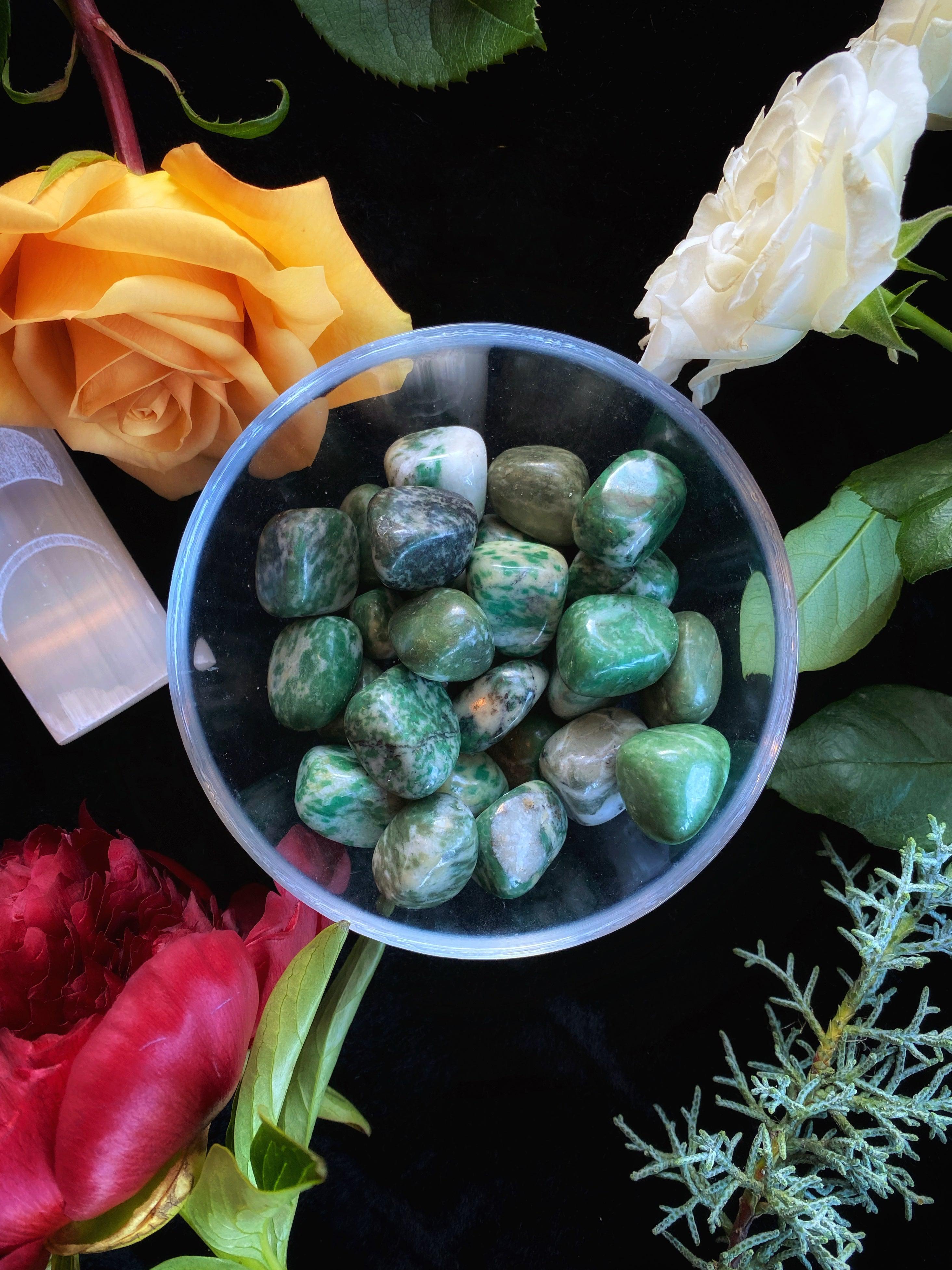 Rich Jade - Tumbled | Crystals | Wiccan Center