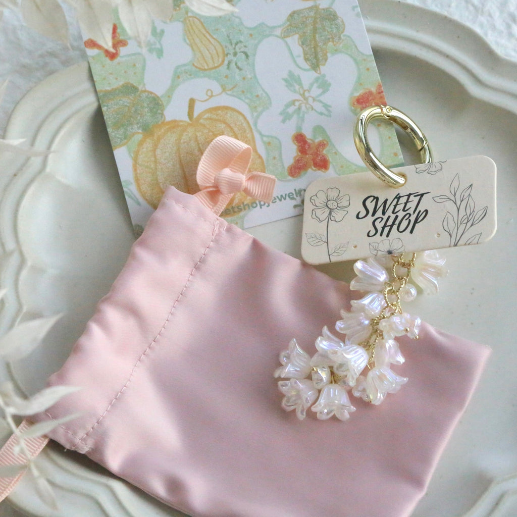 SALE - Fruit And Flower Bag/Key Charms