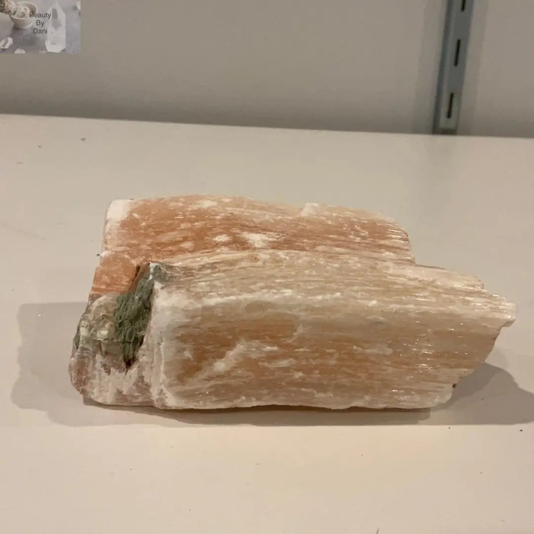 Peach Selenite Rectangular Crystal - 0.62 kg