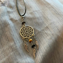 Smokey Quartz Dreamcatcher Necklace | Necklace | Wiccan Center