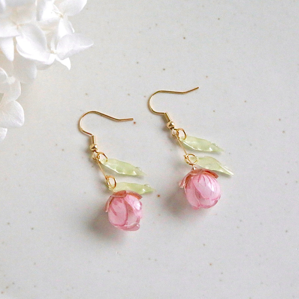 Peach Blossom Buds Earrings