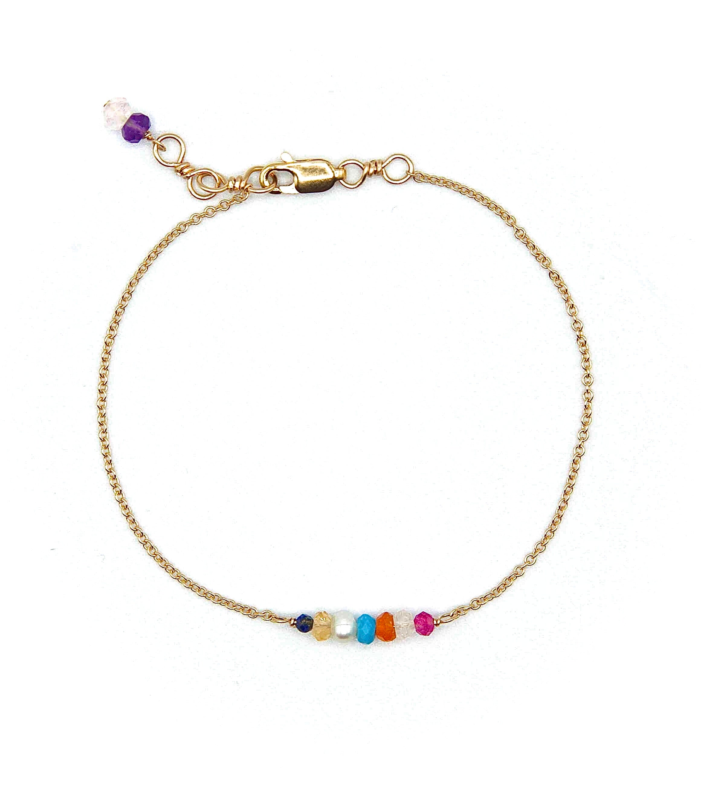 Pregnancy Stones bracelet with Swarovski Clasp