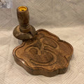 Mango Wood Reverse Cone Incense Holder