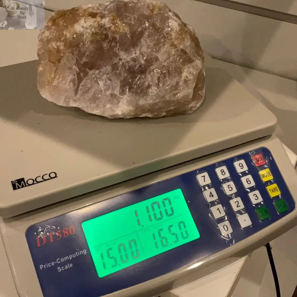 Rose Quartz Crystal - 1.1 kg