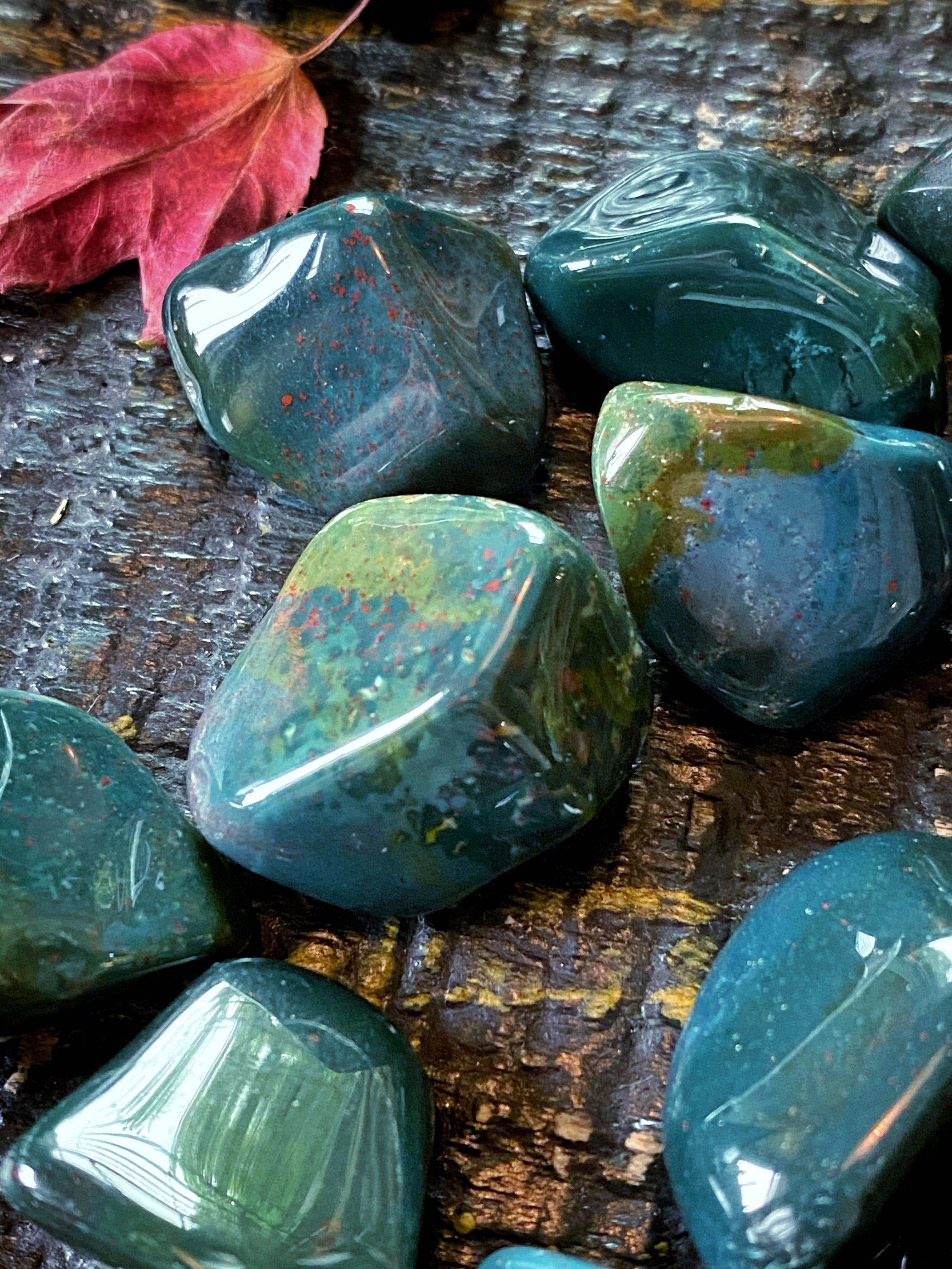 Tumbled Bloodstone | Crystals | Wiccan Center