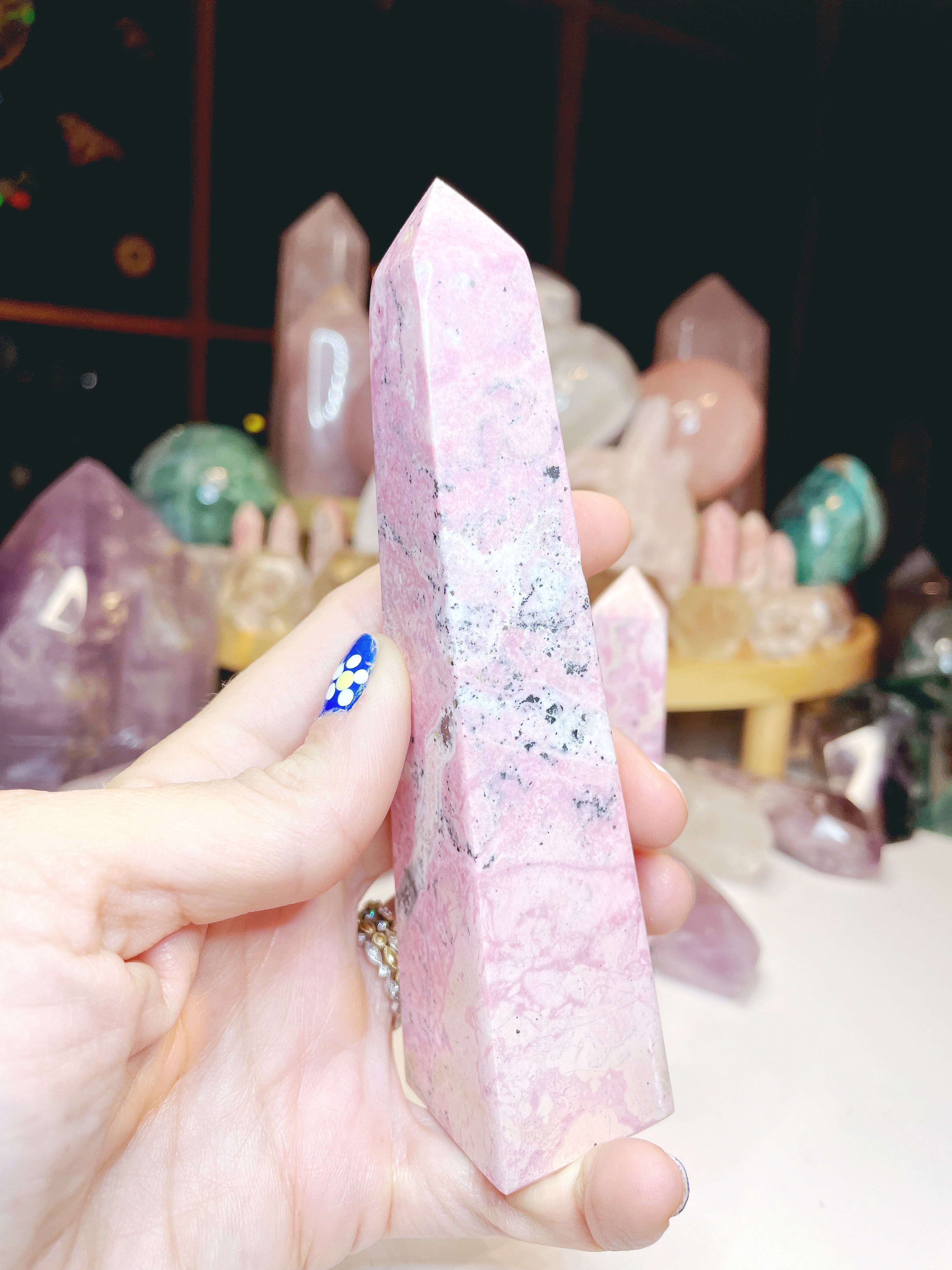 Rhodonite Obelisk