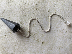 Shungite Pendulum - Divination Tool | Crystals & Tools | Wiccan Center